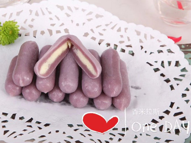 紫薯芝士年糕